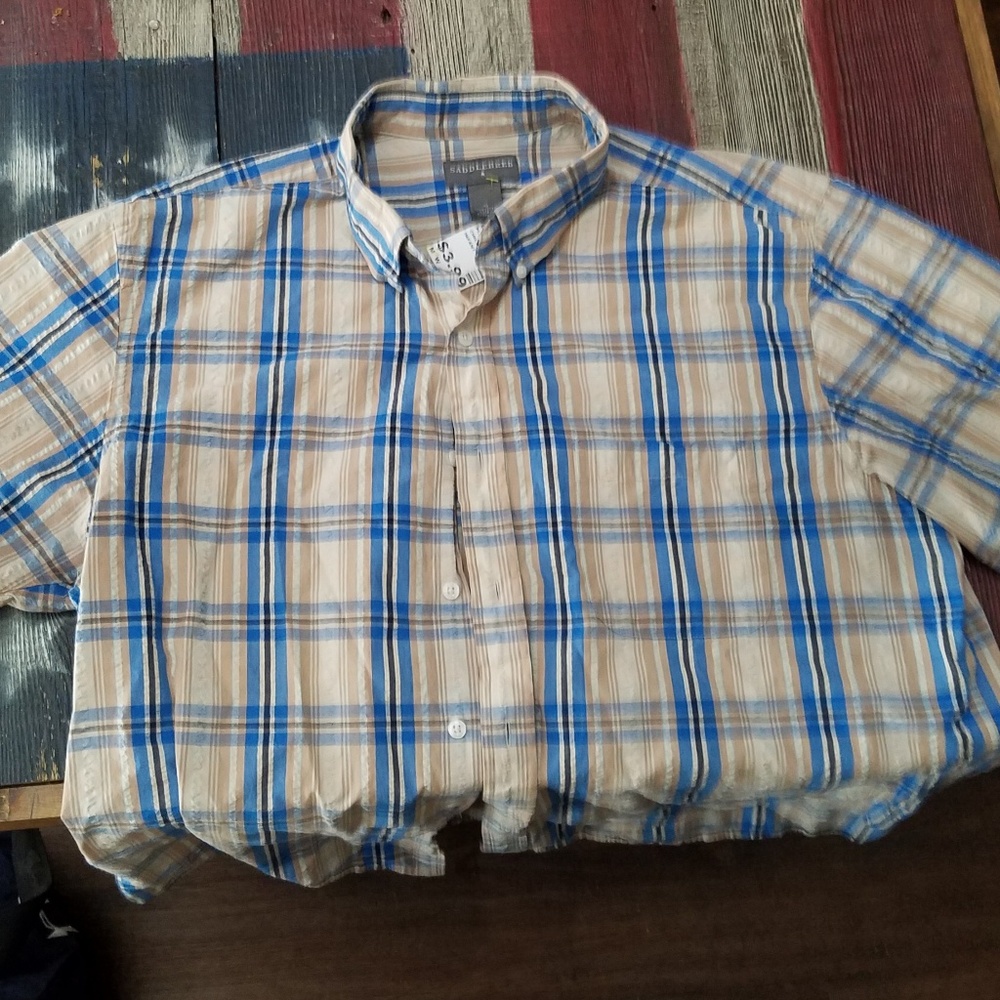Saddlebred button down dress shirt XL